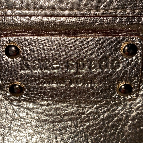 Gold Kate Spade clutch - Picture 2 of 4